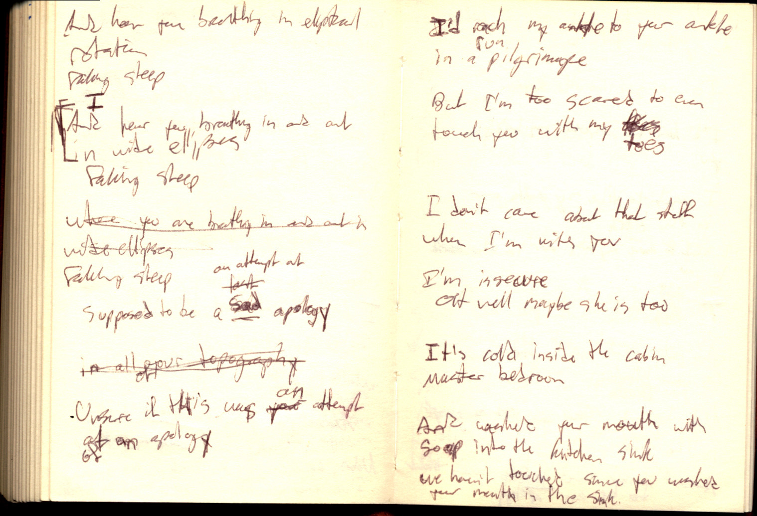 Nightlight Lyrics Sheet 22